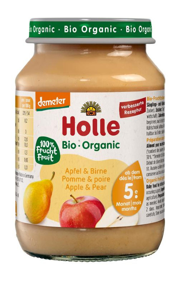 Produktfoto zu Glas Apfel-Birne 6x190g