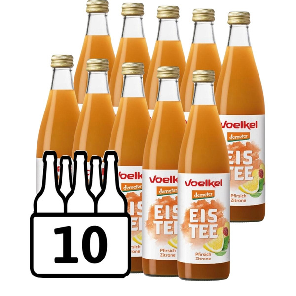 Produktfoto zu Eistee fair mit Pfirsich Zitrone 10x0,5l
