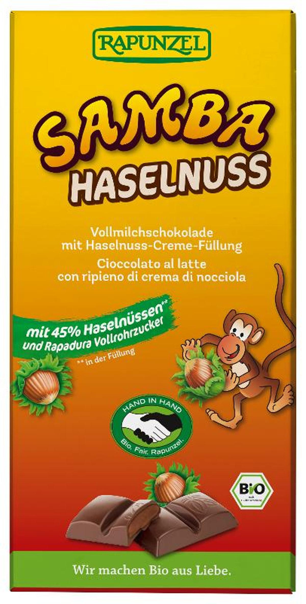 Produktfoto zu Schokoladentafel Samba 90g