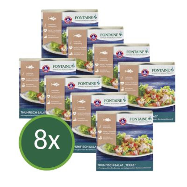 Produktfoto zu Thunfischsalat Texas 8x200g