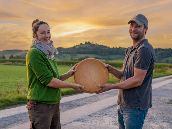Mira und Markus Hütter vom Ziegenhof