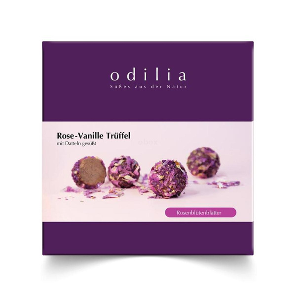Produktfoto zu Rose-Vanille Trüffel 9er 135g