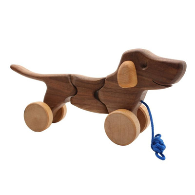 Produktfoto zu Holz Wackeldackel 30cm lang