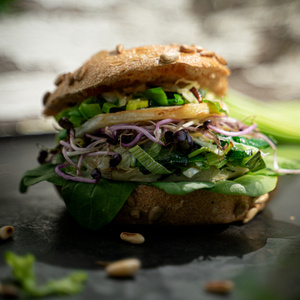 Kohlrabi-Burger