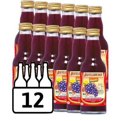 Produktfoto zu Traubensaft 12x0,2l