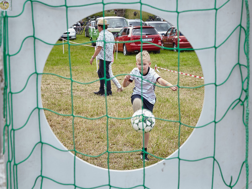 Torwandschießen beim Hoffest am Baumannshof