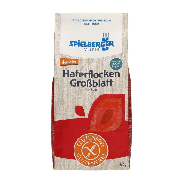Produktfoto zu Haferflocken glutenfrei Großblatt 475 g