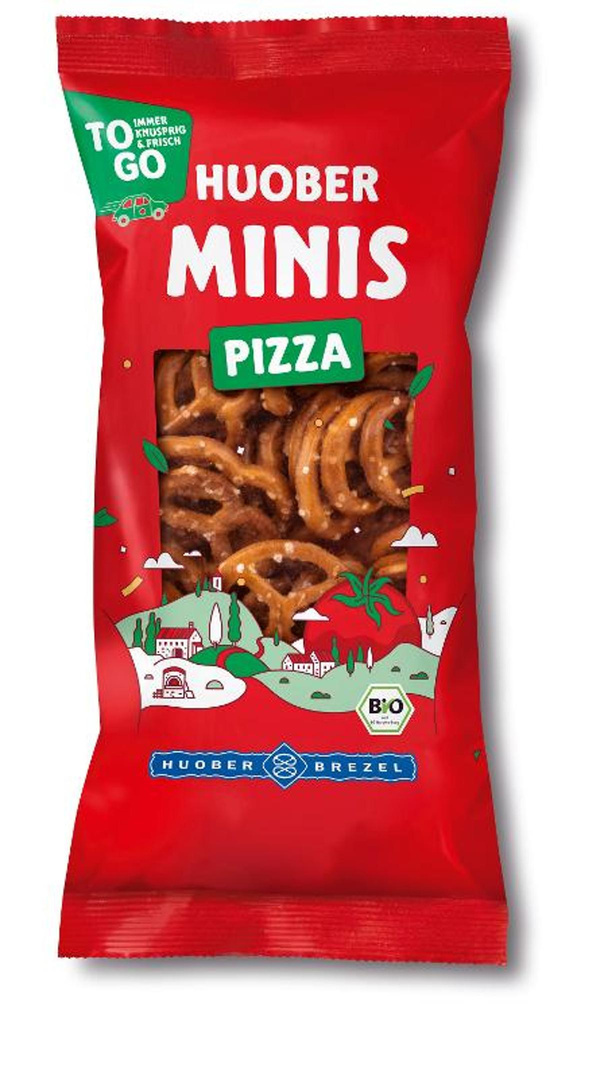 Produktfoto zu Minis Pizza Huober Brezel 75g