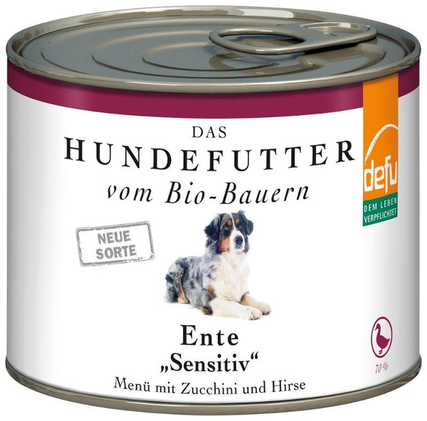 Produktfoto zu Nassfutter Hund Ente Sens. 200g