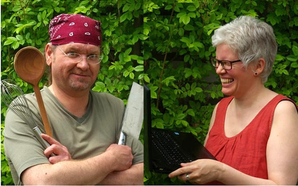 sabine hennek und thomas luciow haben spass