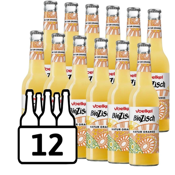 Produktfoto zu Bio Zisch Natur Orange 12x0,33l
