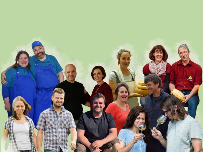 Bildcollage regionale Bio-Erzeuger*innen