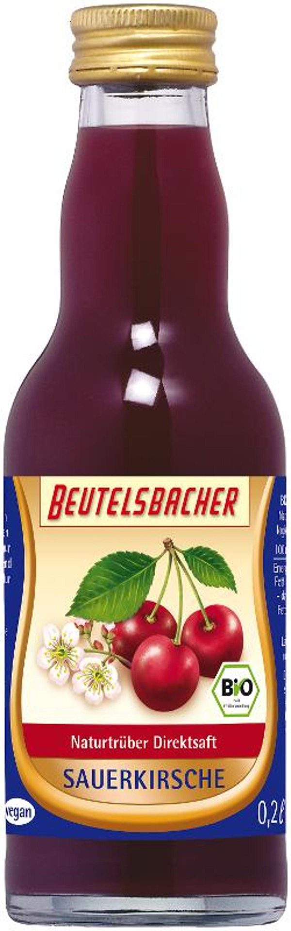 Produktfoto zu Sauerkirschsaft naturtrüb 0,2l