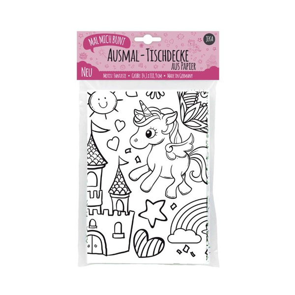 Produktfoto zu Ausmal-Tischdecke Fantasie