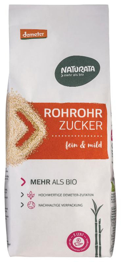 Produktfoto zu Zucker Rohrohr Demeter 1kg