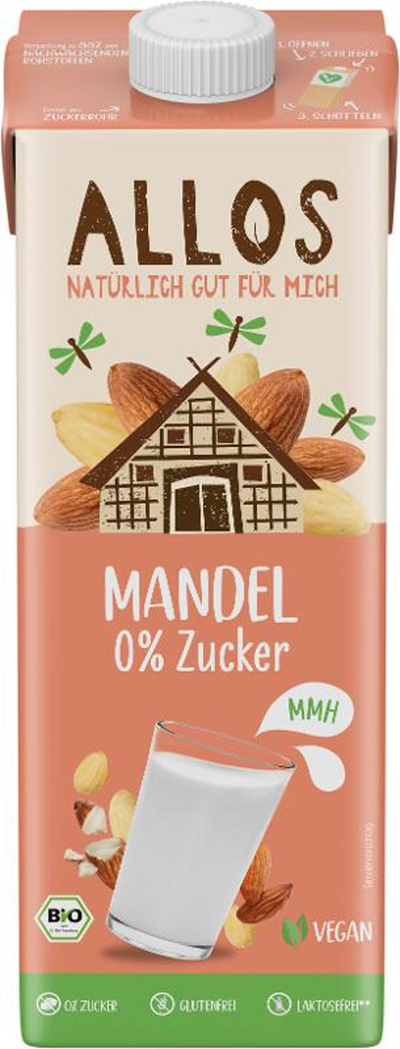 Produktfoto zu Mandeldrink Naturell Allos 1l