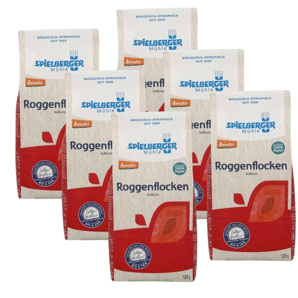 Produktfoto zu Roggenflocken 6x500g