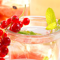 Produktfoto zu Rezept: Melonen-Minz-Bowle