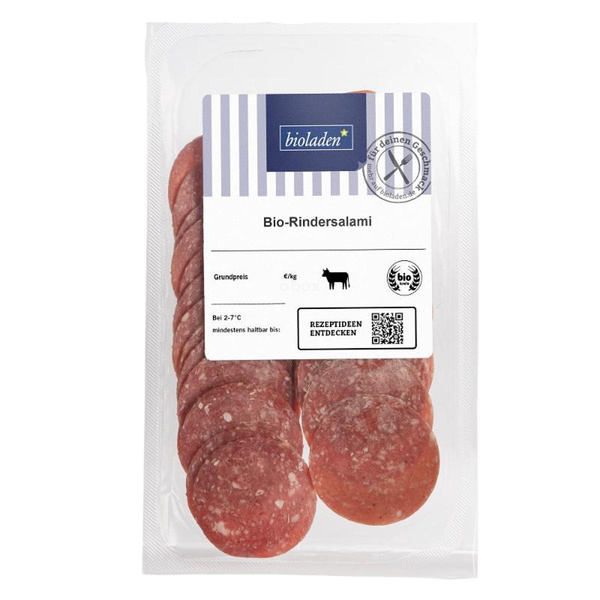 Produktfoto zu Salami Rind, Aufschnitt 80g