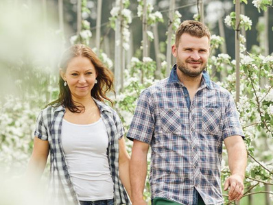 Lena und Stefan von Obst von Bauer
