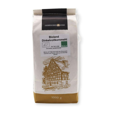 Produktfoto zu Dinkelvollkornmehl Ammerdorfer Mühle regional