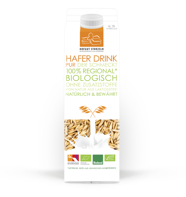 Produktfoto zu Haferdrink Natur Pur 10x1l, Hofgut Storzeln