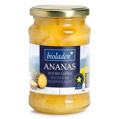Produktfoto zu Ananasstücke klein