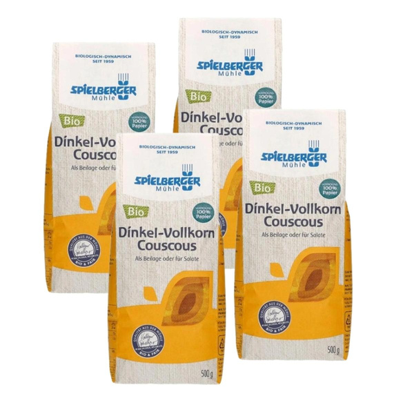 Produktfoto zu Dinkel Vollkorn Couscous 4x500g