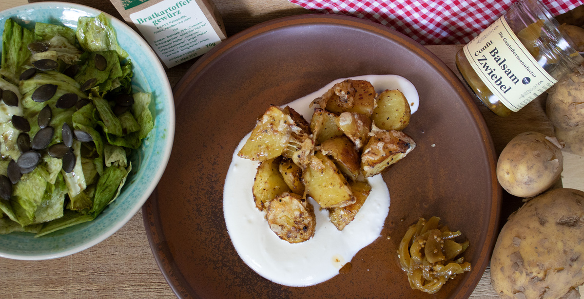 Überbackene Gewürz-Kartoffeln