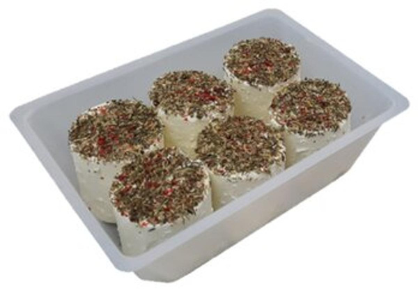 Produktfoto zu Ziegentürmchen Kräuter Pfeffer 125g