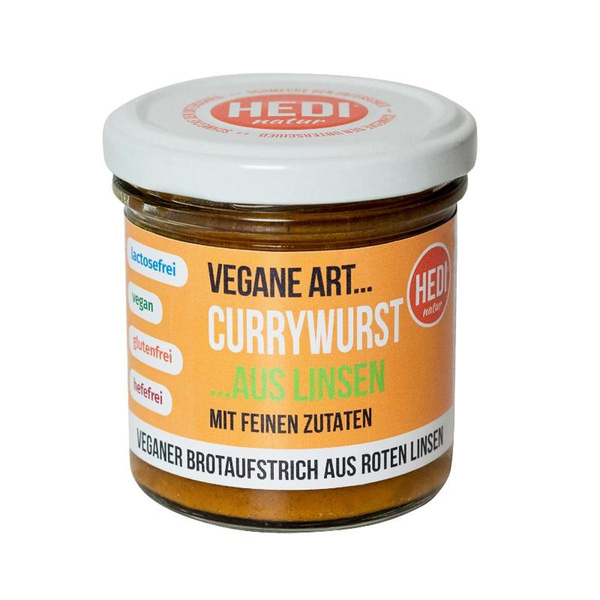 Produktfoto zu Vegane Art Currywurst mit fein