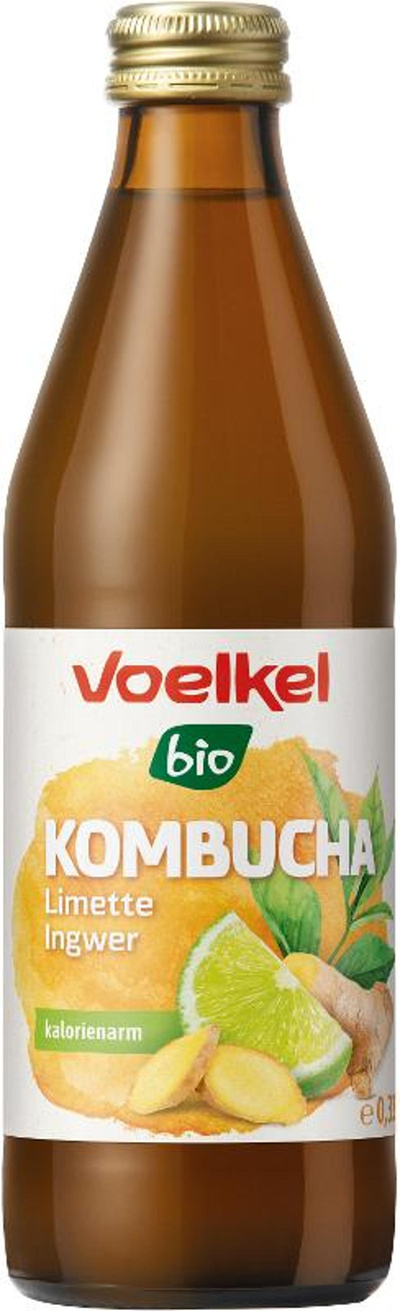 Produktfoto zu Kombucha Limette Ingwer 10 x 0,33 l
