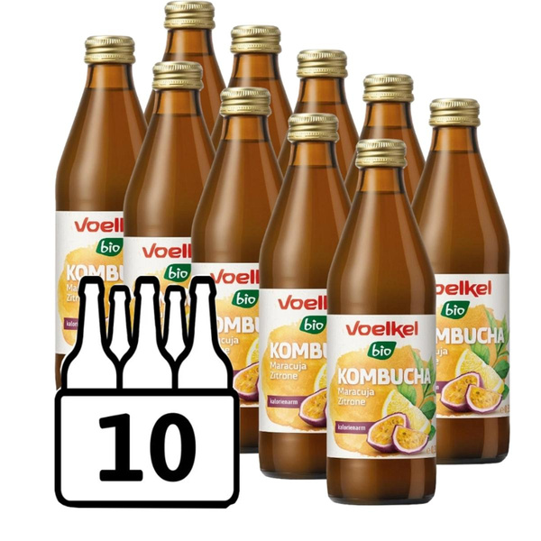 Produktfoto zu Kombucha Maracuja Zitrone 10 x 0,33l