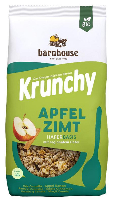 Produktfoto zu Krunchy Apfel Zimt 6x375g