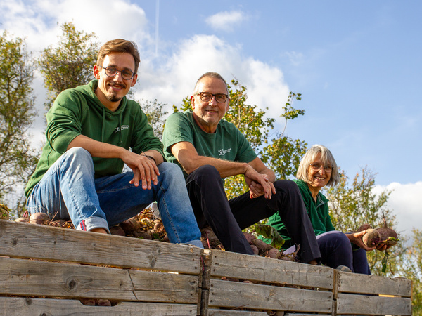 David, Wolfgang und Jutta Baumann