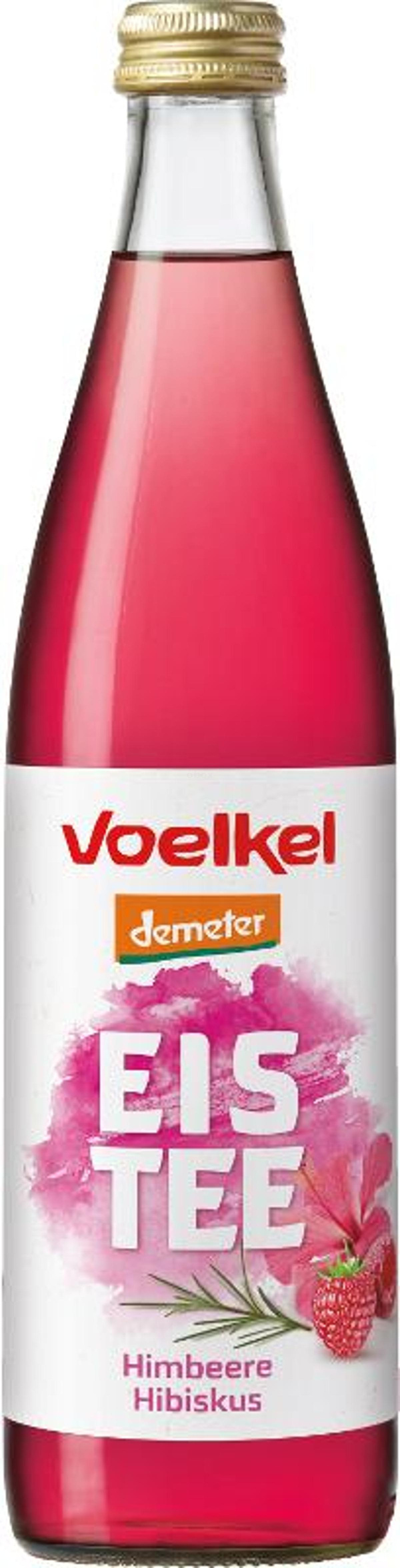 Produktfoto zu Eistee fair mit Himbeere Hibiskus 0,5l