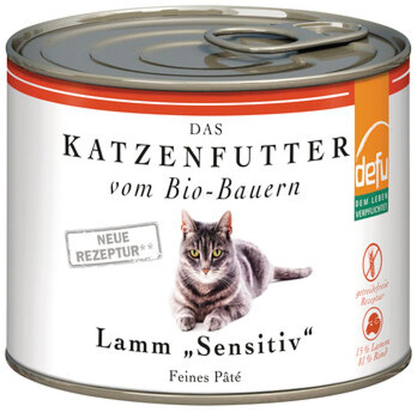 Produktfoto zu Nassfutter Katze Lamm 200g