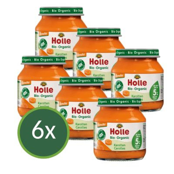 Produktfoto zu Glas Karotten 6 x 125g