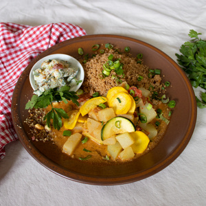 Kohlrabi-Erdnuss-Curry 