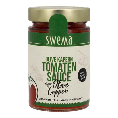 Produktfoto zu Tomatensauce Olive Kapern Swema 300g