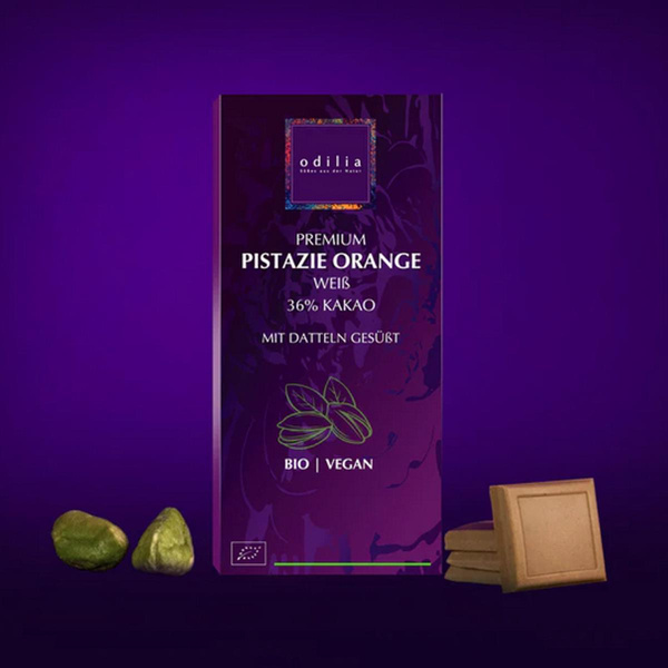 Produktfoto zu Pistazie Orange Schokolade 70g