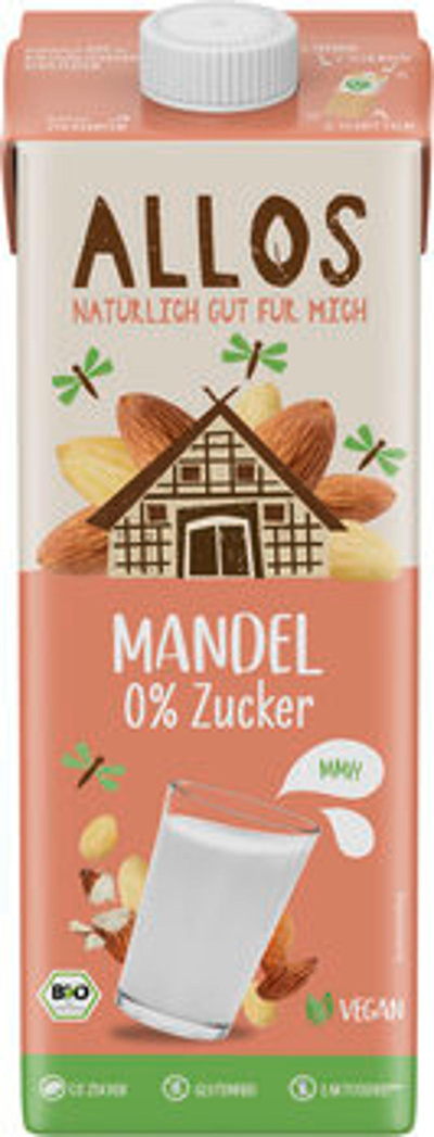 Produktfoto zu Mandeldrink Naturell Allos 1l