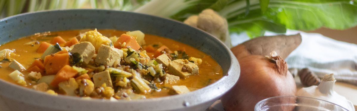 Curry mit Pak Choi