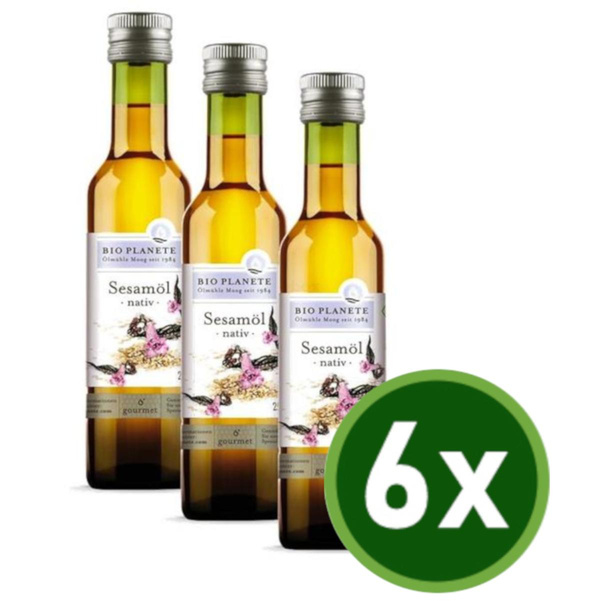 Produktfoto zu Sesamöl nativ 6x0,5l