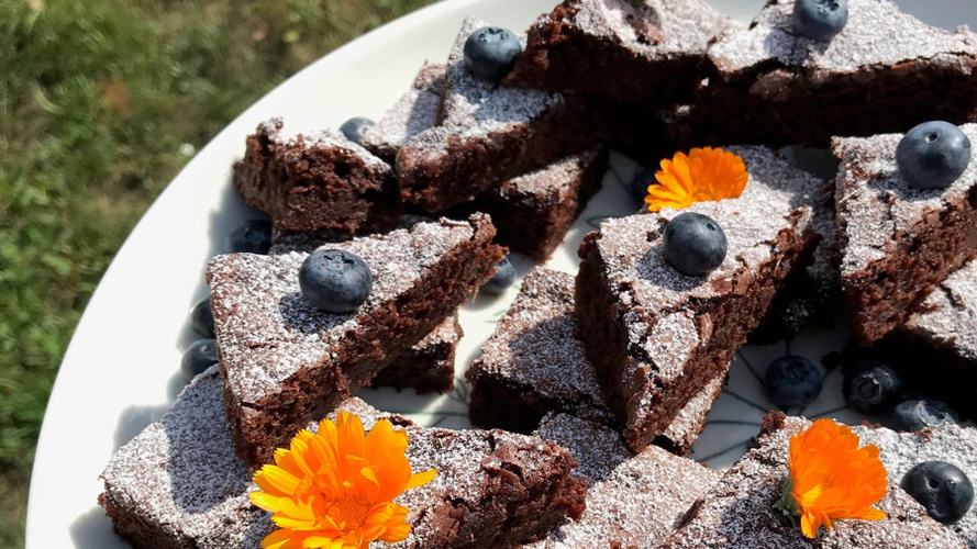 Rezeptbild für Zucchini‐Brownies
