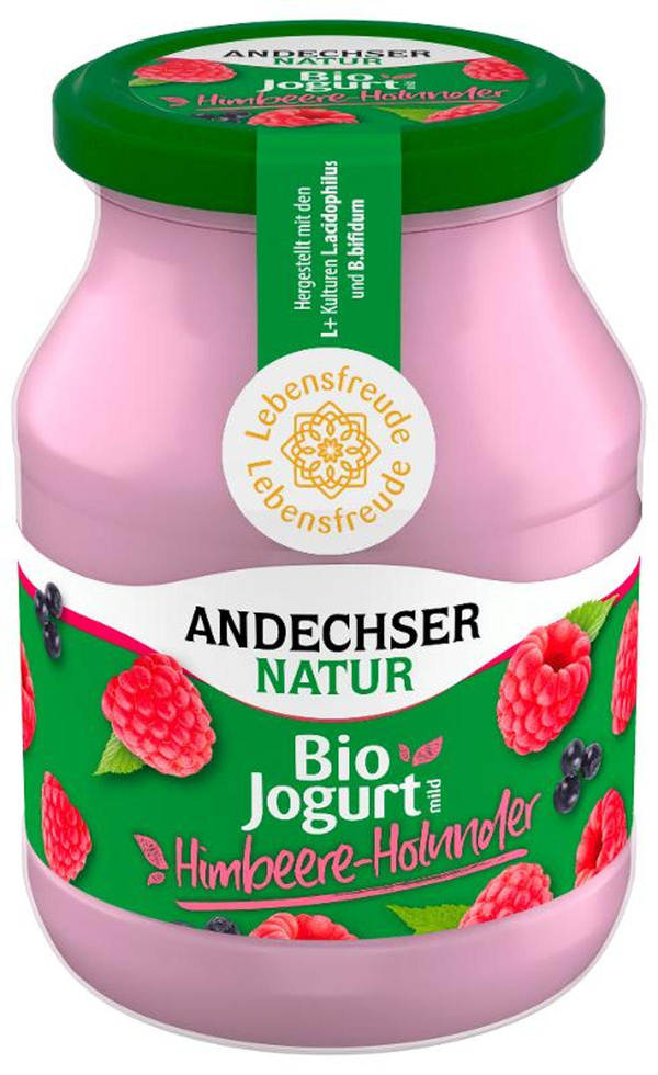 Produktfoto zu Joghurt Himbeer-Holunder