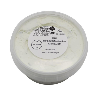 Produktfoto zu Ziegenfrischk. Bärlauch PetersGlück