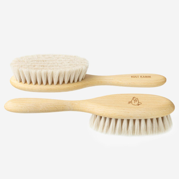 Produktfoto zu Babybürste weiches Ziegenhaar