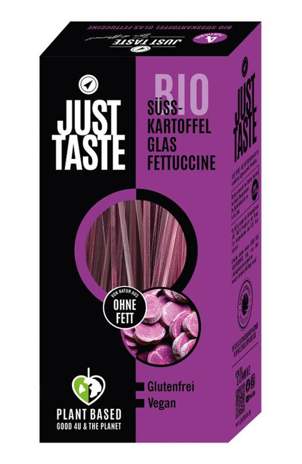 Produktfoto zu Lila Süsskartoffel Fettuccine