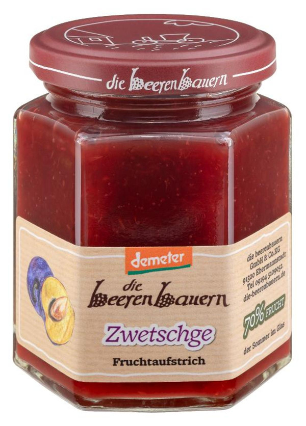 Produktfoto zu Zwetschge Fruchtaufstrich 200g